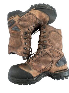 Danner 10” Grand Slam 1200G GTX Leather Hunting Boots Men Size 10 D Brown 48030